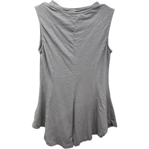Anthropologie Ari & Eli Gray Sleeveless Top XS - Picture 2 of 3